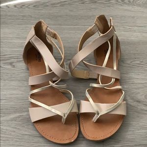 Pink and silver Sandals from target